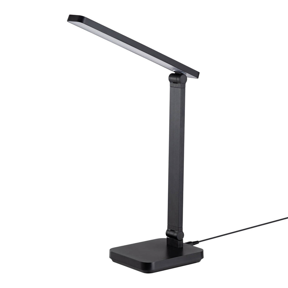 LED Table Lamp Matt Black Dimmable 350lm Touch Control Living Bedroom Office - Image 1