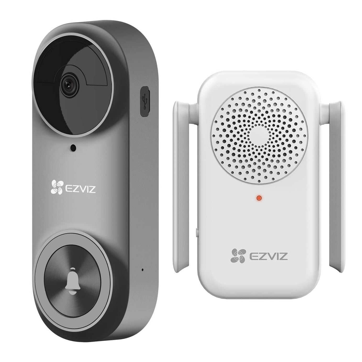 Video Doorbell Chime Wireless Smart Wi-Fi Grey 2 K Resolution PIR Sensor App - Image 3