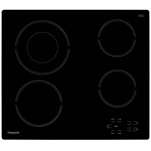 Hotpoint Ceramic Hob 58cm Electric HR612CH_BK 4 Zone Child Lock Touch Control - Image 1