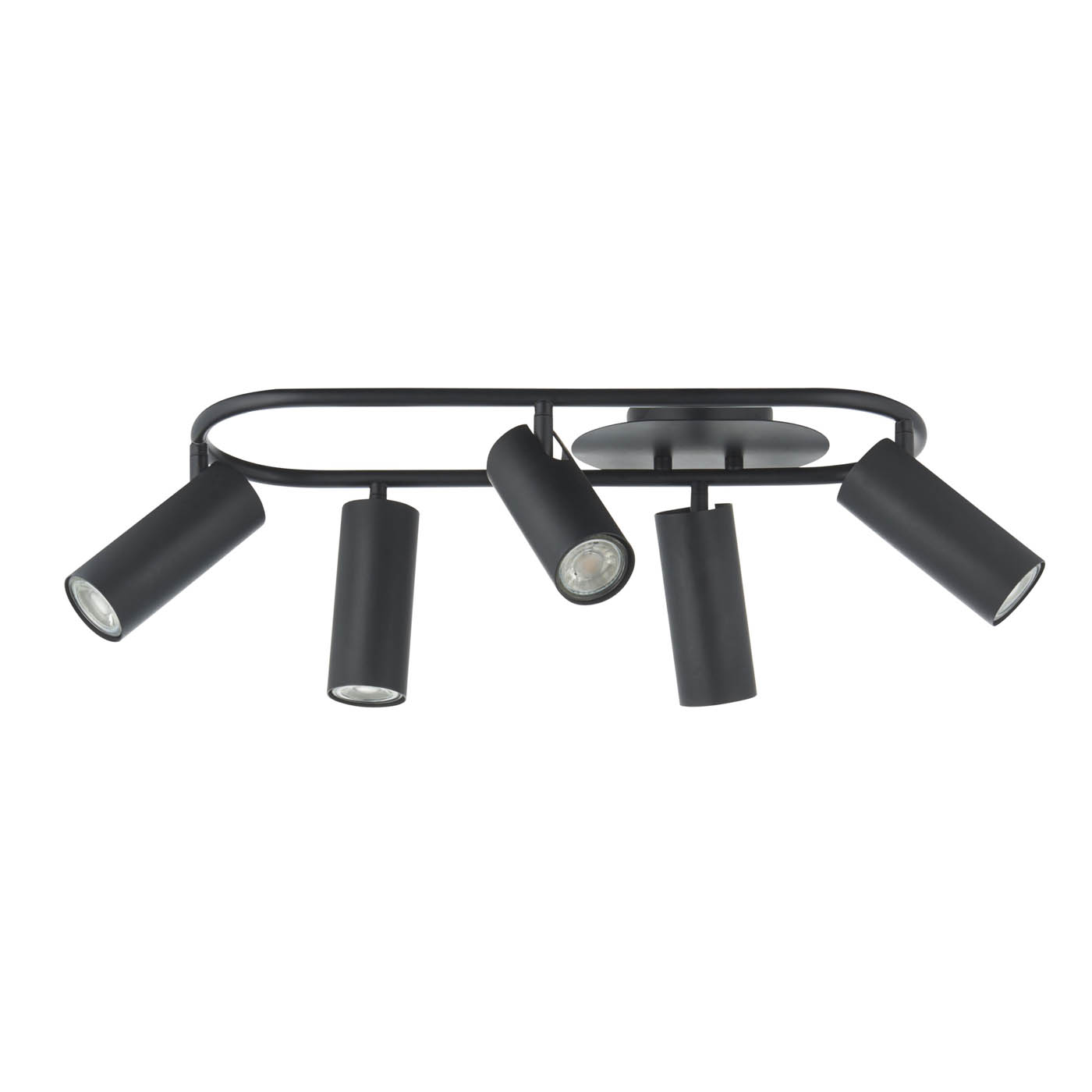 LED Ceiling Light 5 Way Matt Metal Black Dimmable Kicthen Dining  Modern - Image 3