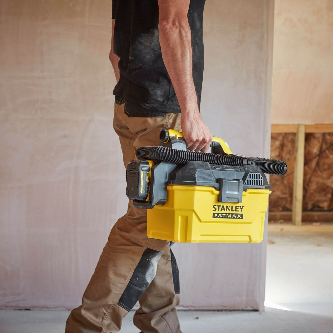 Stanley FatMax Cordless Wet and Dry Vacuum 7.5L SFMCV002B-XJ Body Only - Image 4