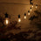 Outdoor Festoon String Lights 20 LED Plastic Black Warm White Weatherproof - Image 2