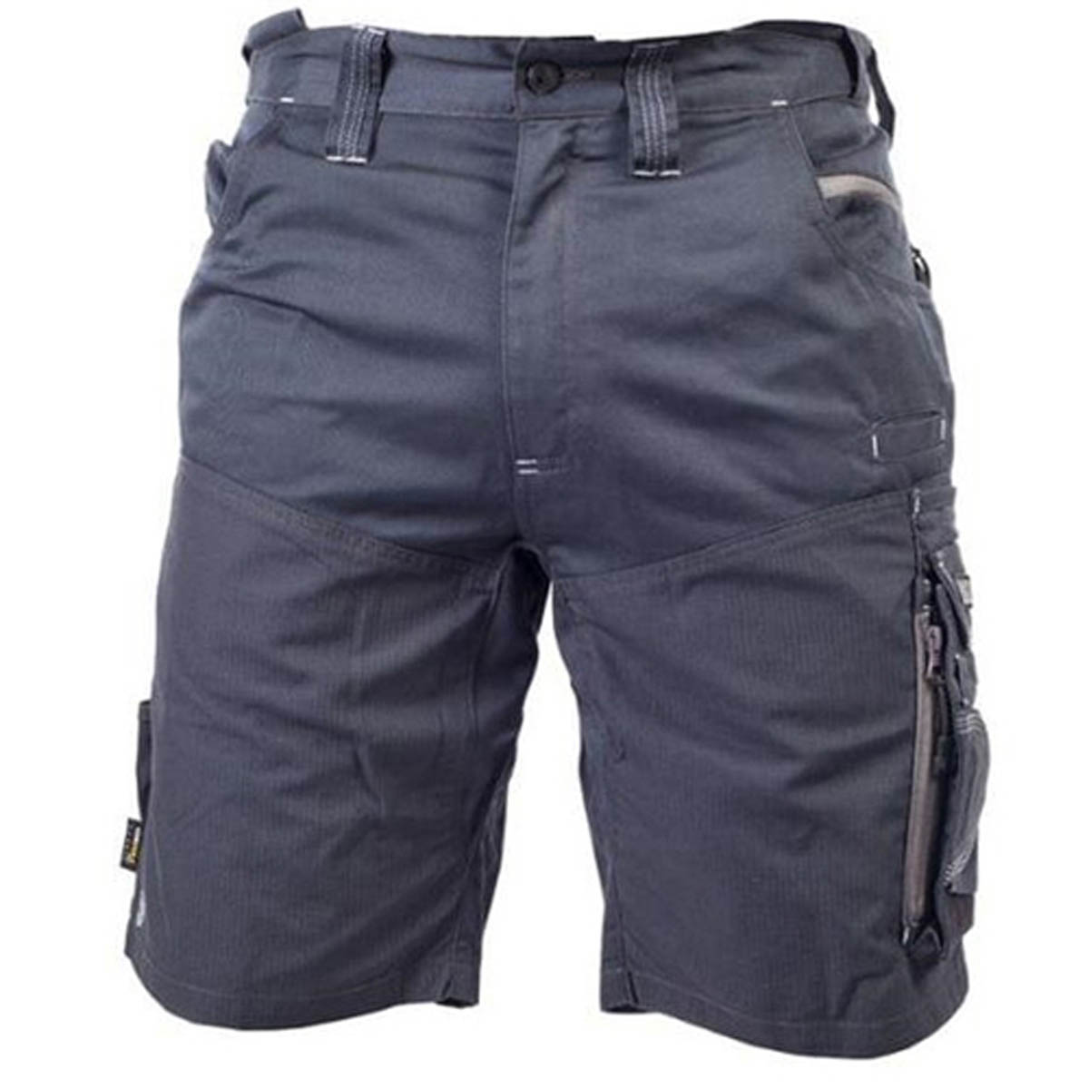 Apache Mens Shorts 8 Pockets Industrial Wear Cargo Grey Breathable W36" - Image 2