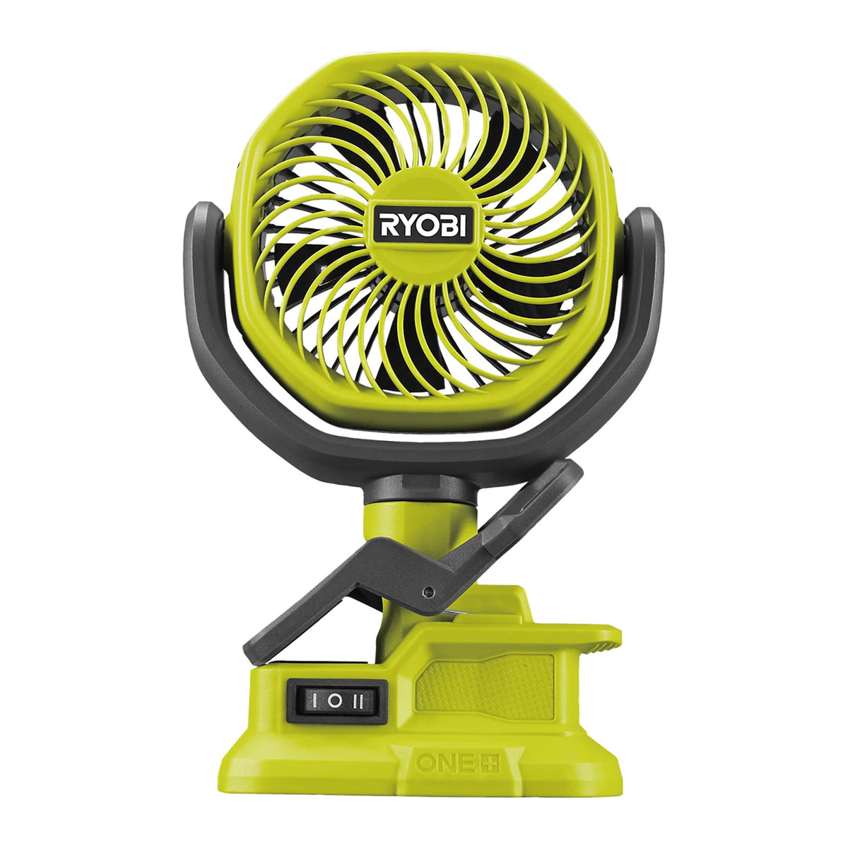 Ryobi ONE+ Clamp Fan 18V 2-Speed 290 Tilt Cordless Bare Unit RCF18-0 - Image 1