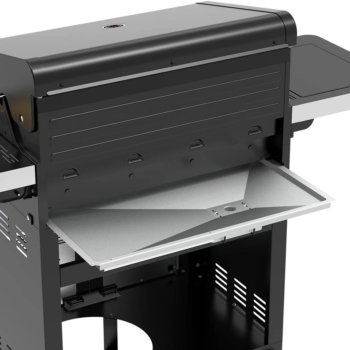 GoodHome Attaia Gas BBQ 4 Burner Black Outdoor Barbecue Grill - Image 9