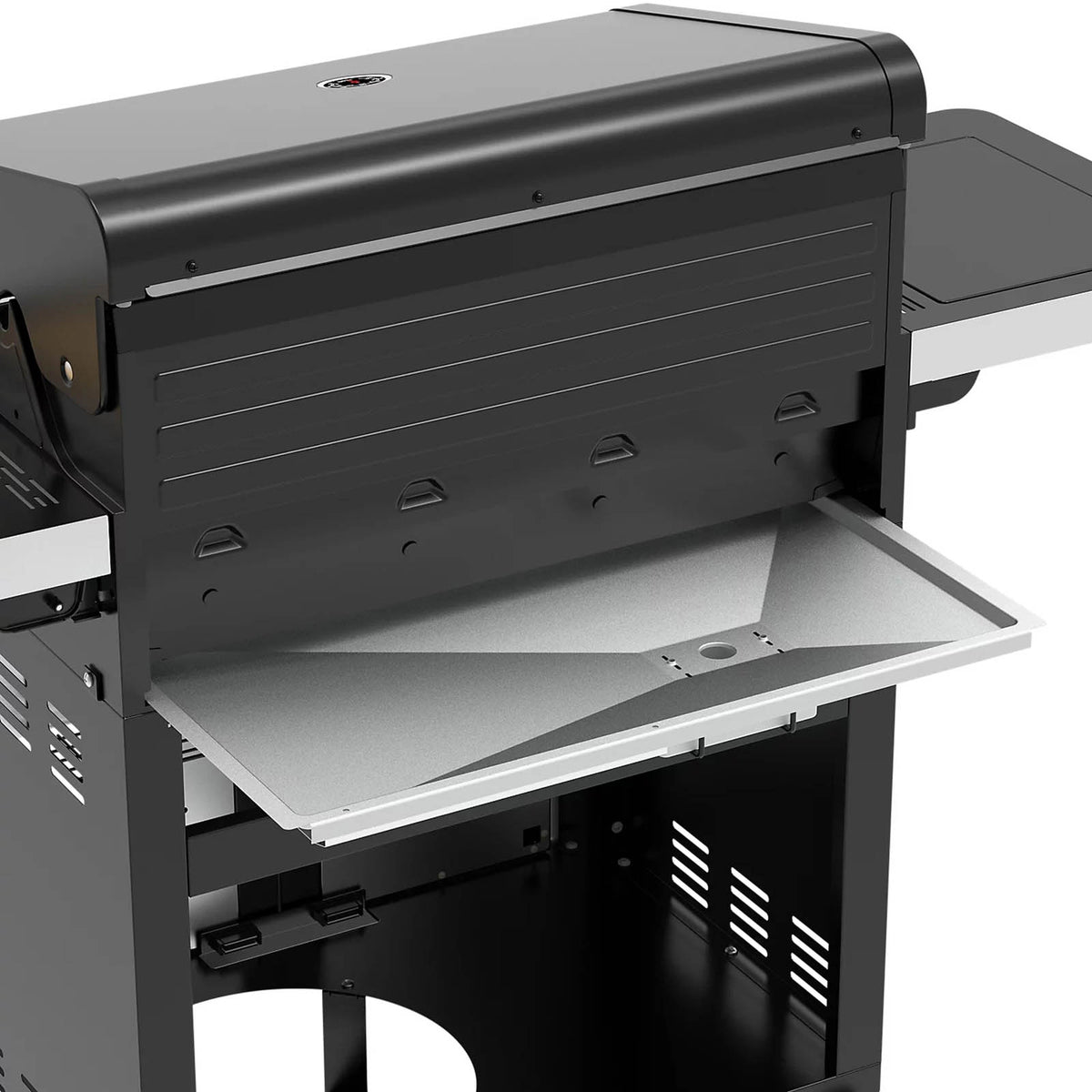GoodHome Attaia Gas BBQ 4 Burner Black Outdoor Barbecue Grill - Image 9