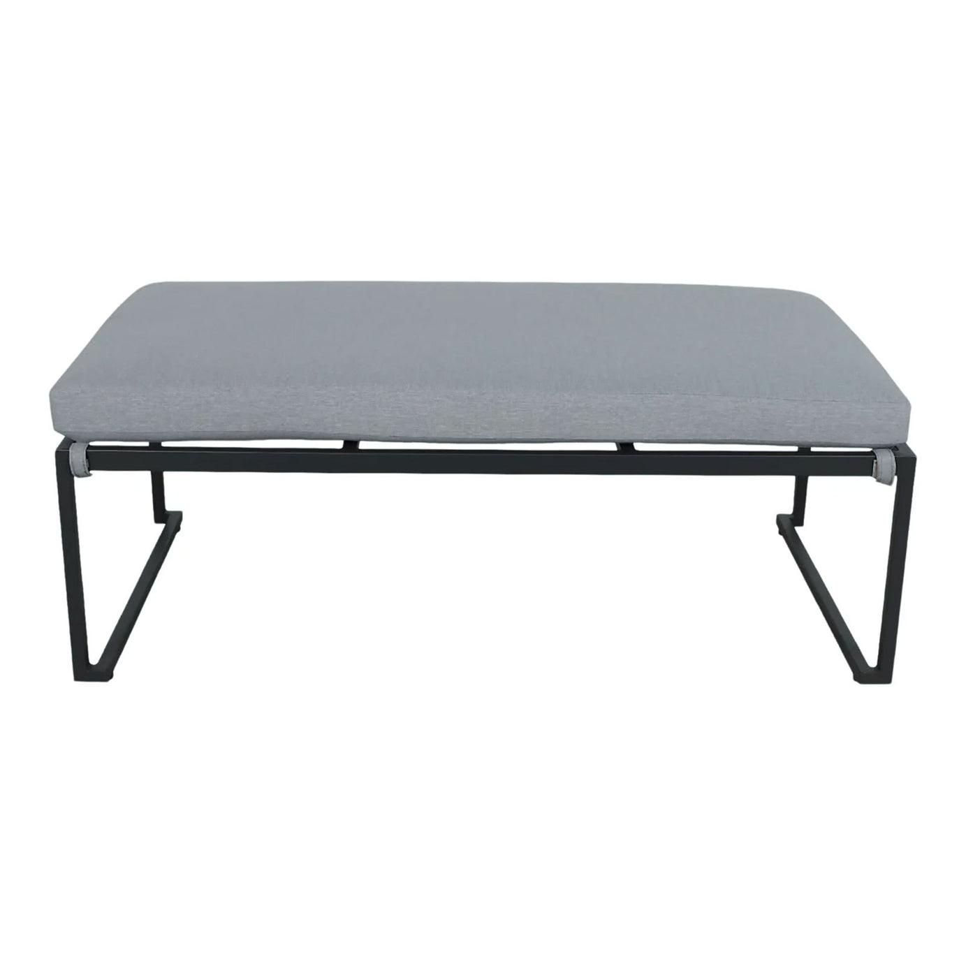 Inca Grey Metal 4 Seater Modular Dining Set Outdoor Garden Furniture - Image 7