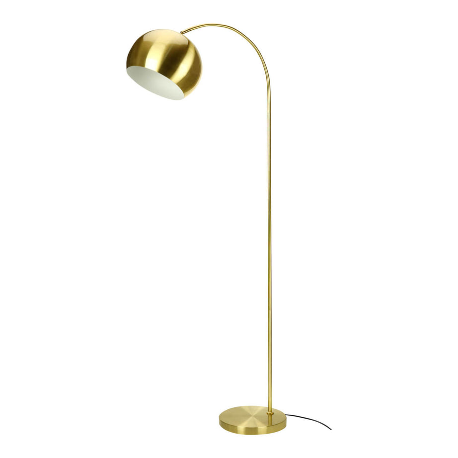 Floor Lamp Kotenay Gloss Brass Effect Retro Luxury Living Room Minimalist - Image 3