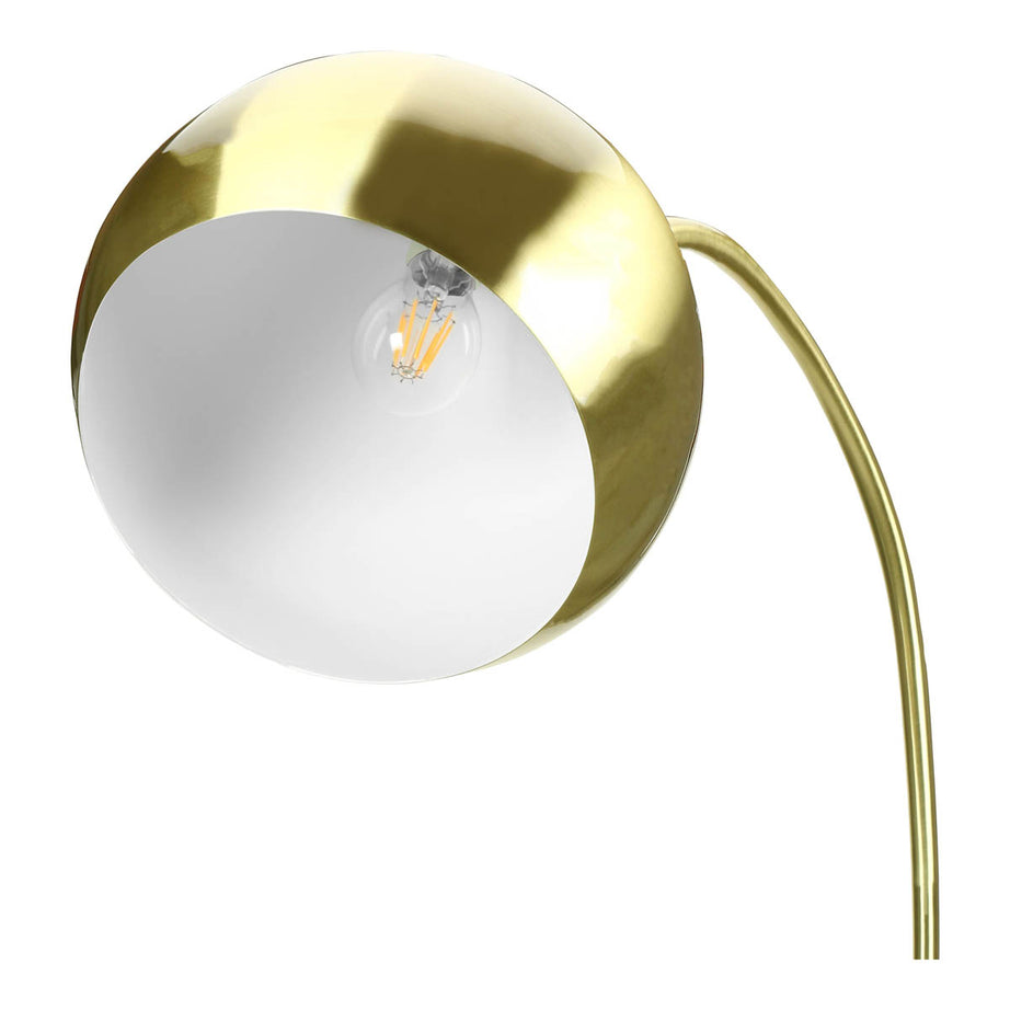 Floor Lamp Kotenay Gloss Brass Effect Retro Luxury Living Room Minimalist - Image 6