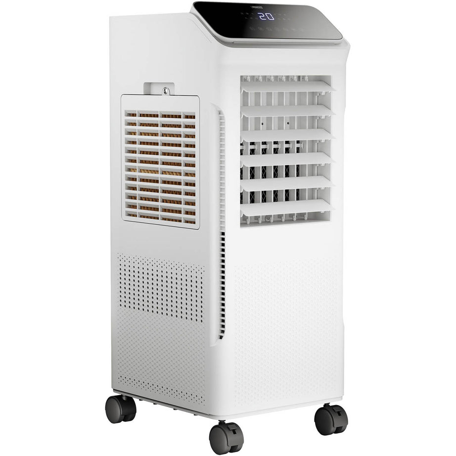 Princess Smart Air Cooler Fan Hybrid White Portable Oscillation Remote Timer - Image 1