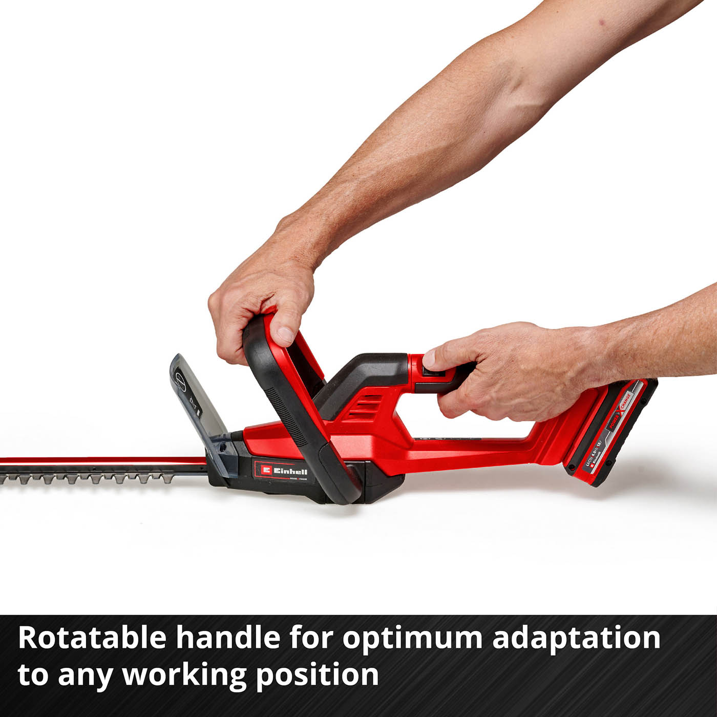 Einhell 18V Cordless 550mm Hedge trimmer (Bare Tool) - GC-CH 18/50 Li-Solo - Image 5