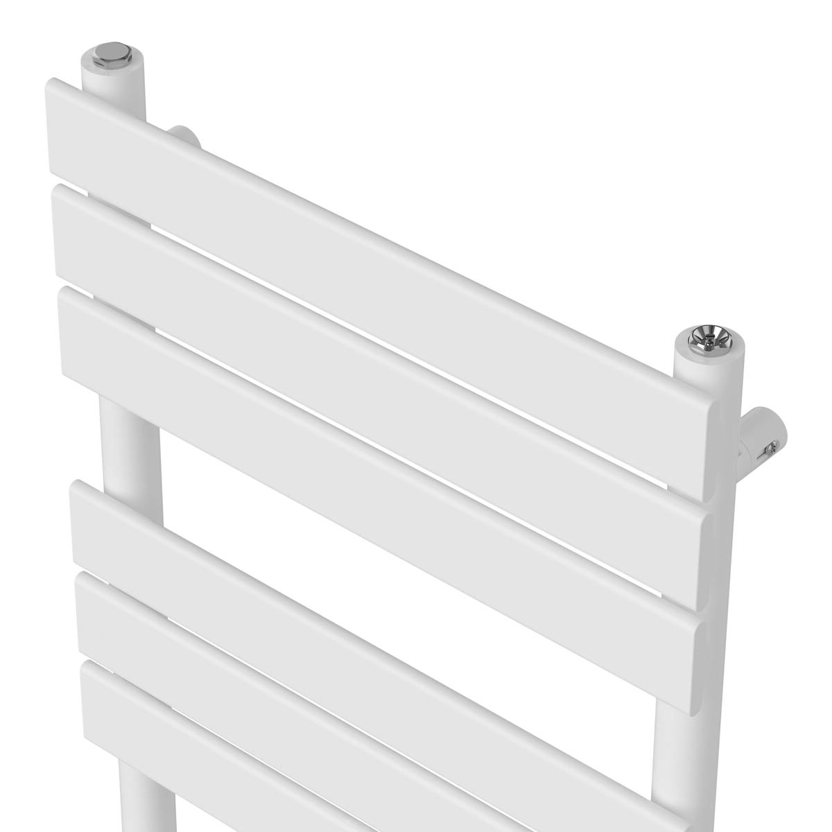 Electric Towel Rail Radiator White Flat Bathroom Warmer Ladder (H)93x(W)50cm - Image 7