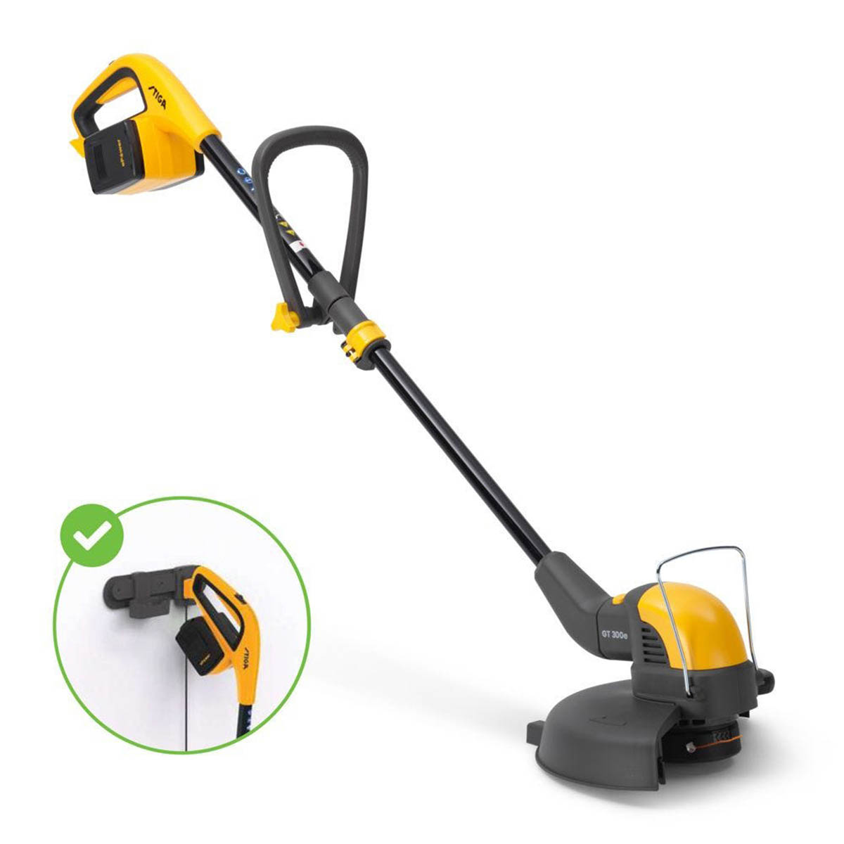 STIGA Grass Trimmer Cordless Adjustable Shaft 2Ah ePower On-Board Charging Kit - Image 1