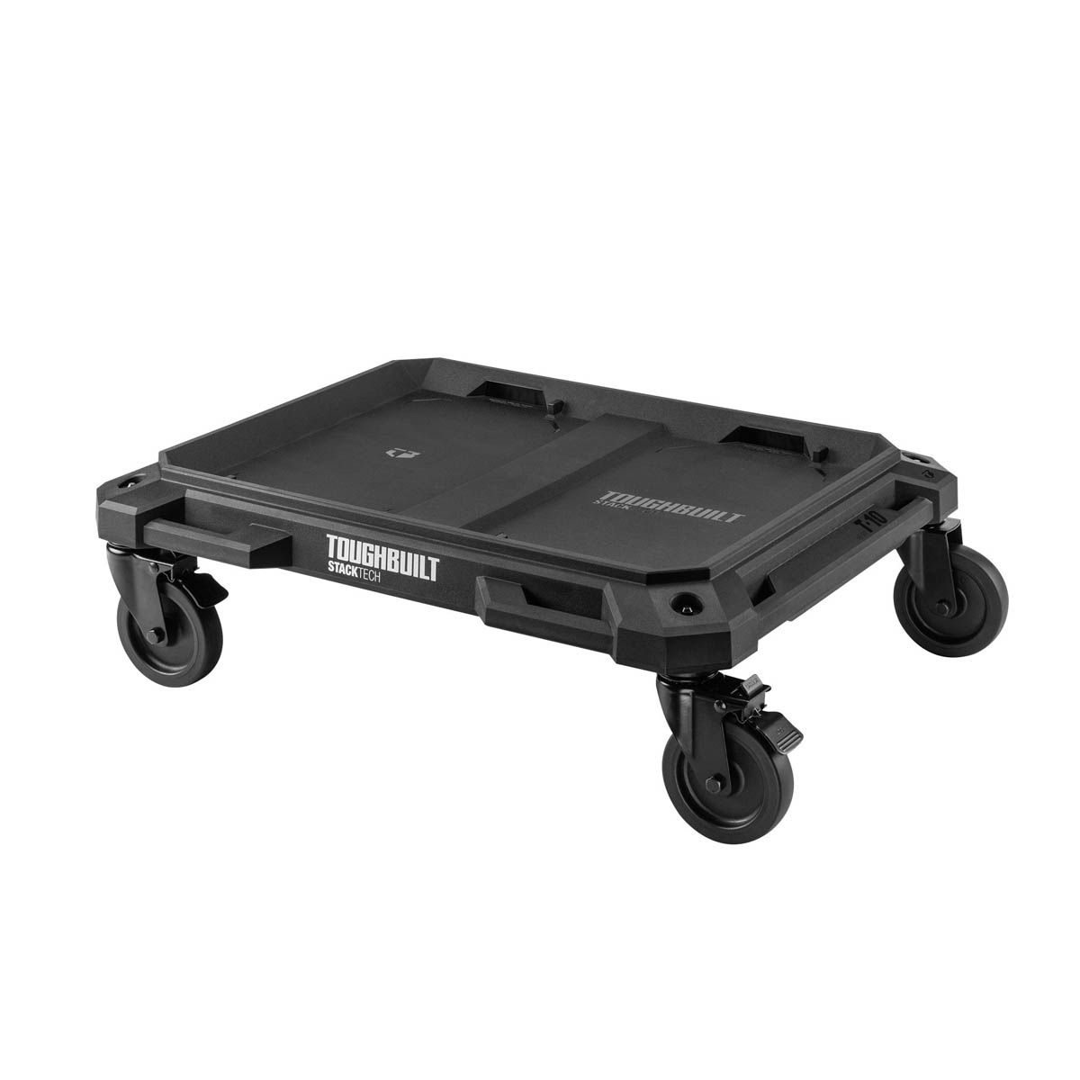 Toughbuilt Hand Dolly Mover Trolley Cart Platform Rubber Topped Plastic 113kg - Image 1