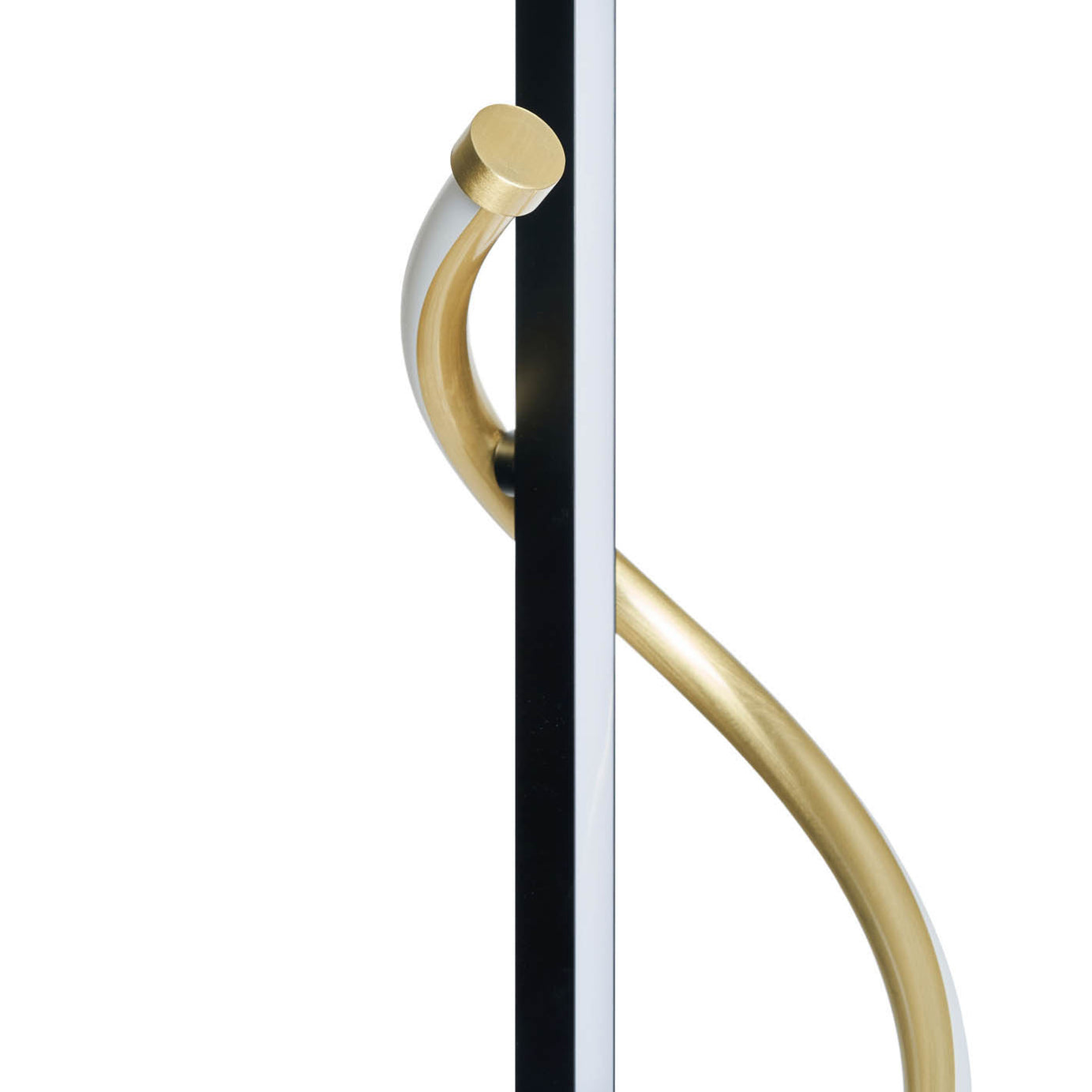Inlight LED Floor lamp Hadston Spiral Matt Black Modern Warm White Slim Vertical - Image 7