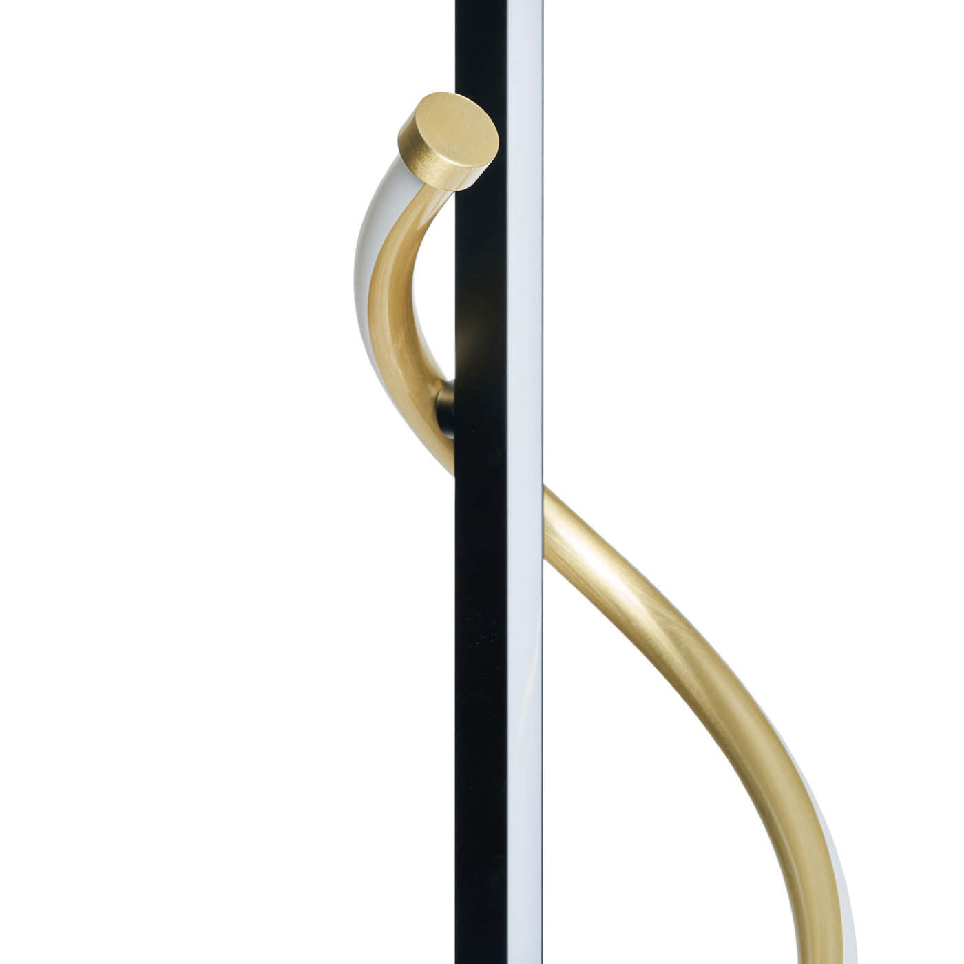 Inlight LED Floor lamp Hadston Spiral Matt Black Modern Warm White Slim Vertical - Image 7