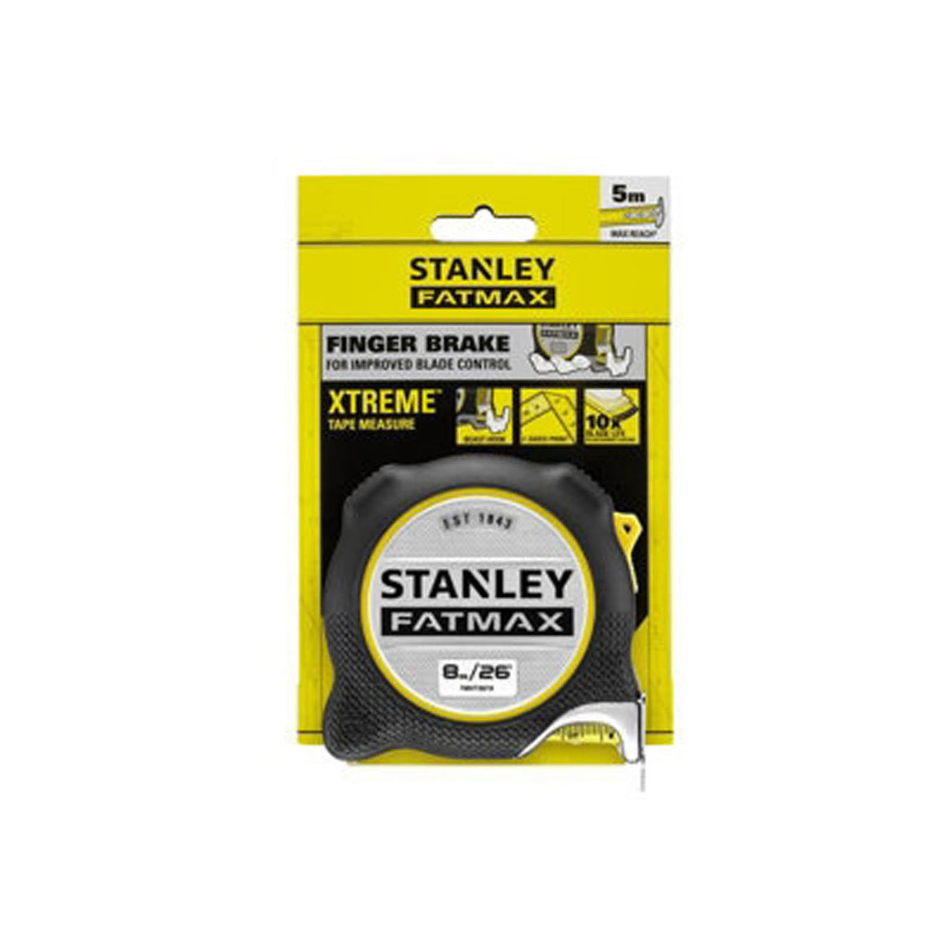 Stanley Extreme Tape 8m (26ft) - XMS24XTTAPE - Image 8