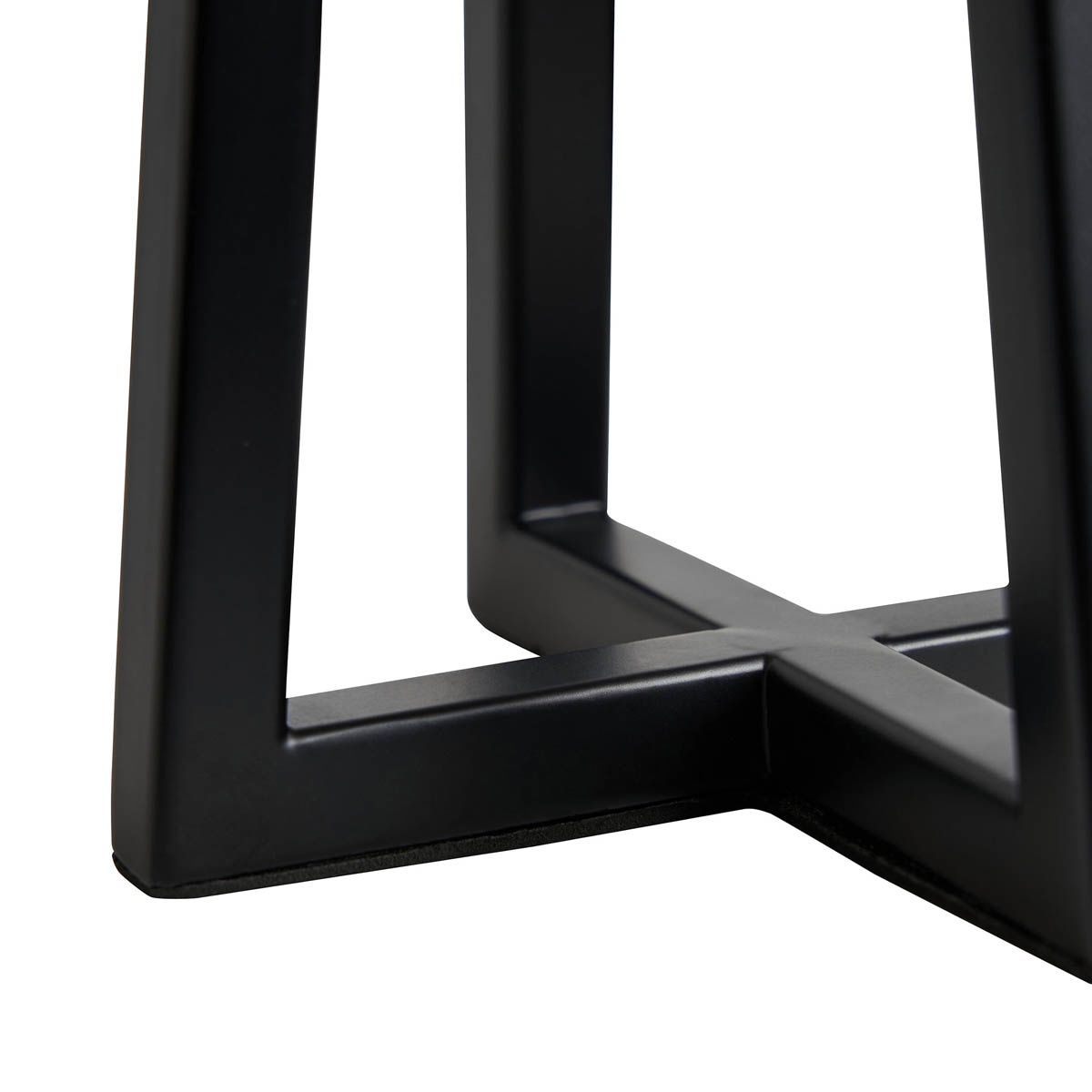 Inlight Table Lamp Natural Round Drum Matt Black Frame Modern Minimalist - Image 10