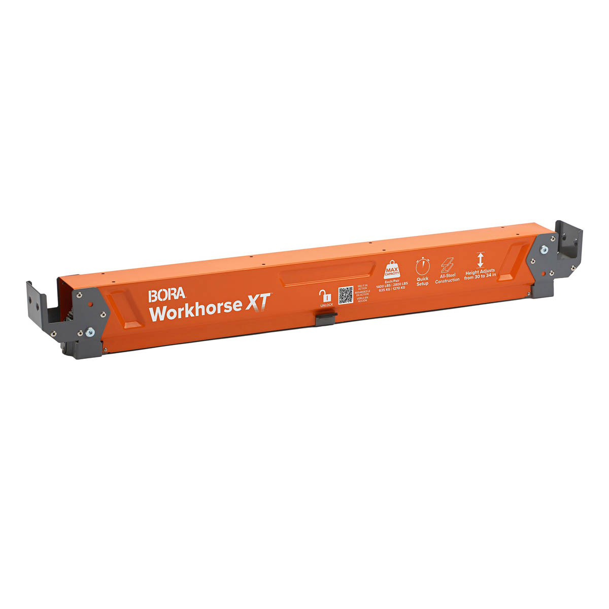 Bora Sawhorse XT Foldable Pair Durable Pre-Drilled Strong Steel Adjustable - Image 2