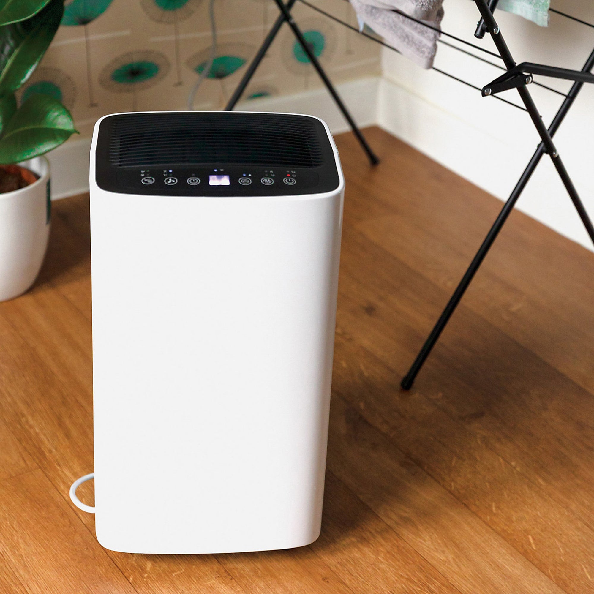 Smart Dehumidifier 12l/d White Hepa For Moisture Mould Extraction 3 Modes 185W - Image 2