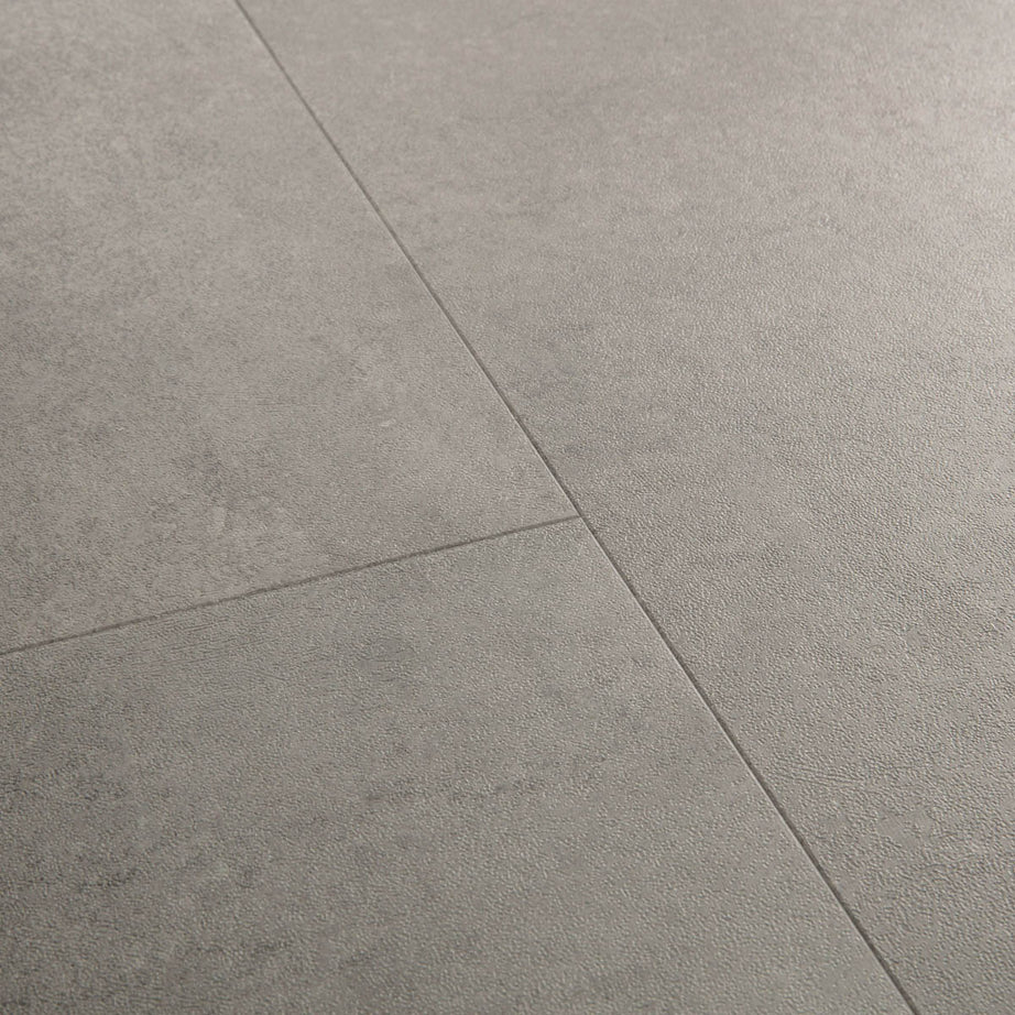 Quick-step Vinyl Tile Matt Grey Concrete Effect Textured Modern 1.85m² 10 Pack - Image 4