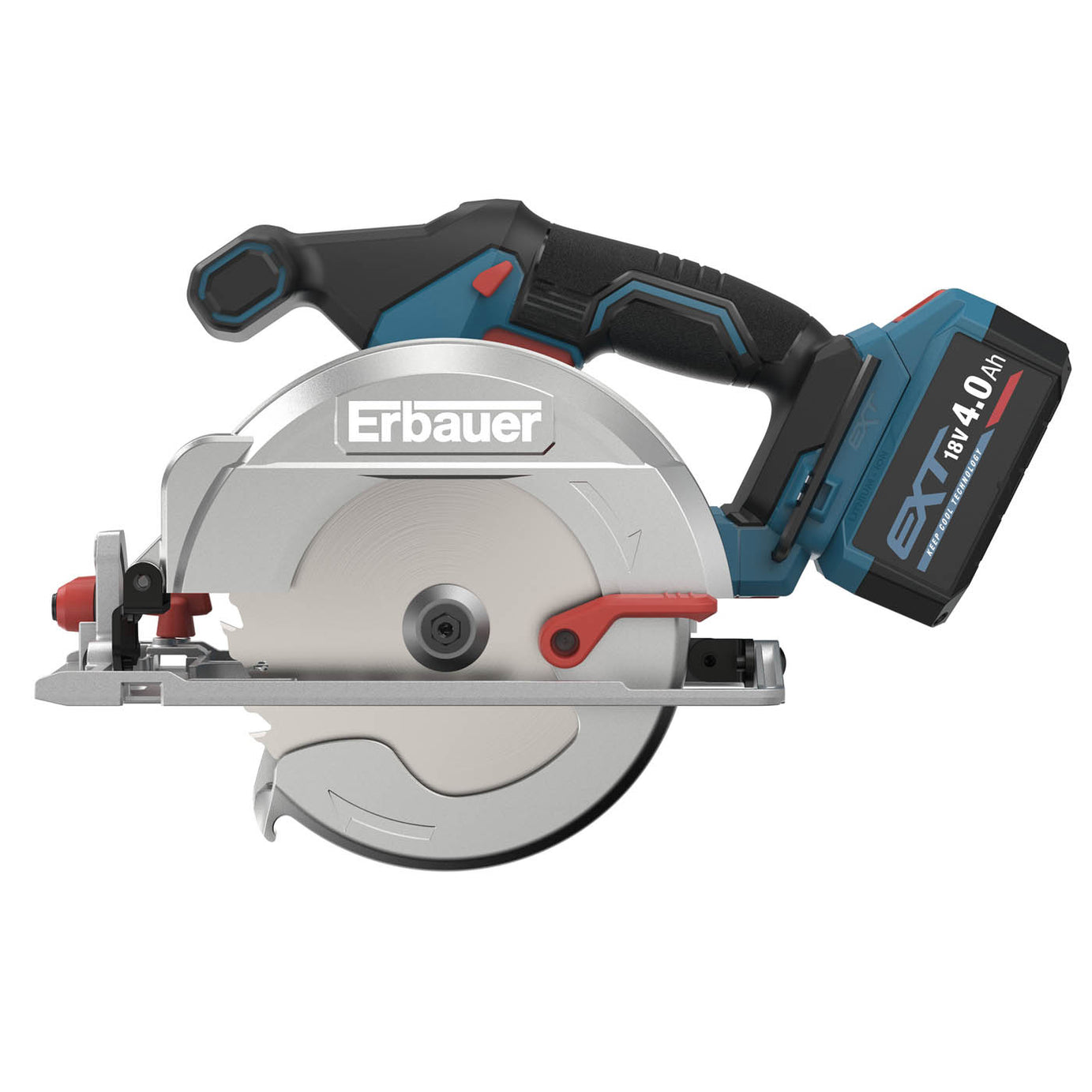 Erbauer Circular Saw ERI1085CSW Cordless LED 18V Li-Ion EXT 165mm 1 x 4Ah - Image 8