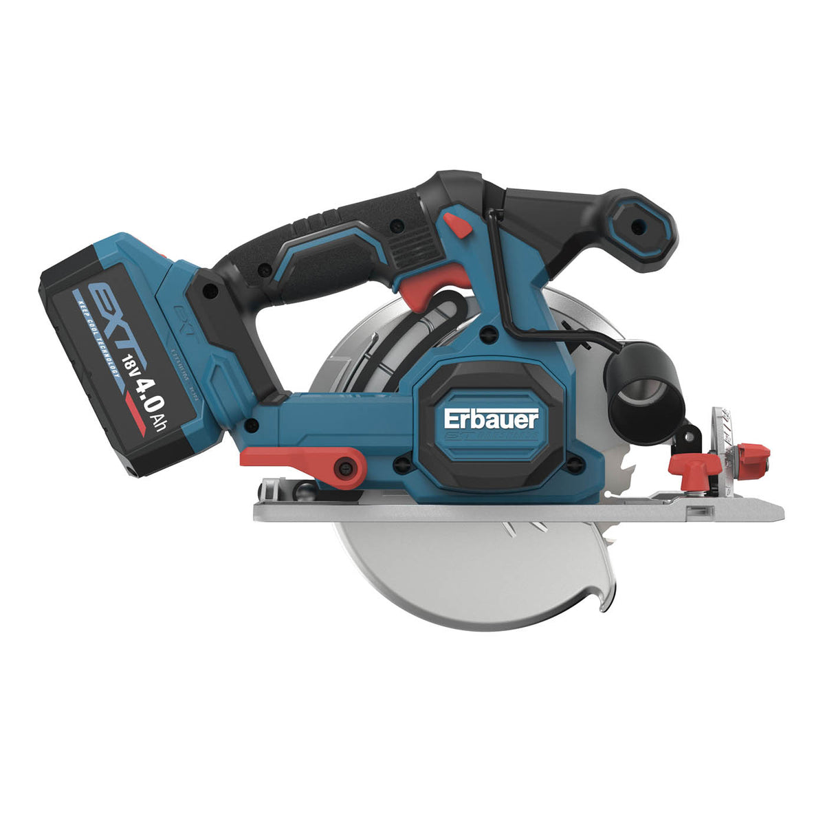 Erbauer Circular Saw ERI1085CSW Cordless LED 18V Li-Ion EXT 165mm 1 x 4Ah - Image 9