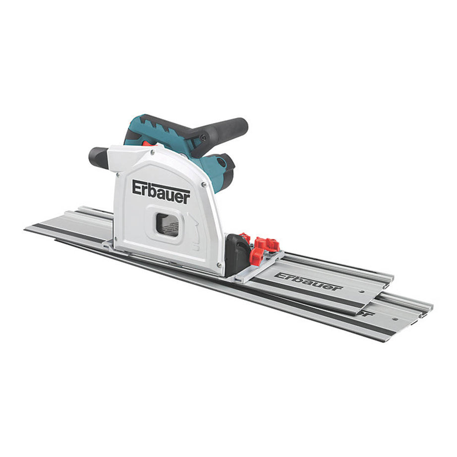 Erbauer Plunge Saw Electric ERB1066PLG 185mm 6 Speeds 2 Rails 5000 RPM 240V - Image 1