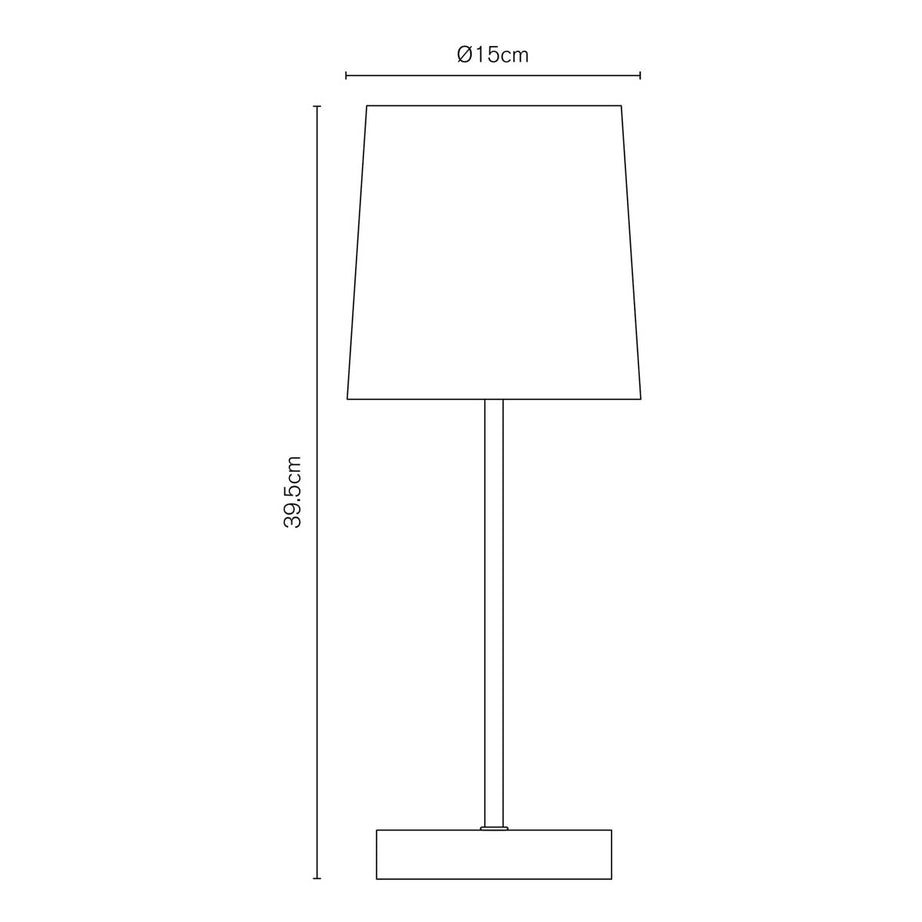 Inlight Table Lamp Pair Grey Round Polished Mirrored Chrome Effect Touch Control - Image 2