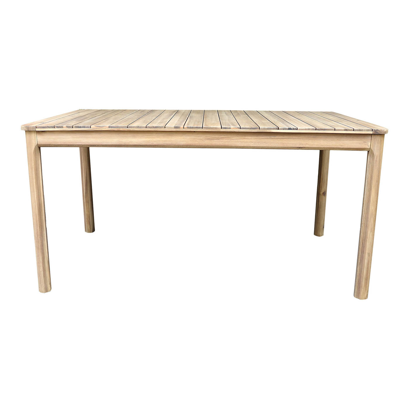 GoodHome Riveo Wooden 6 seater Rectangular Table - Image 2