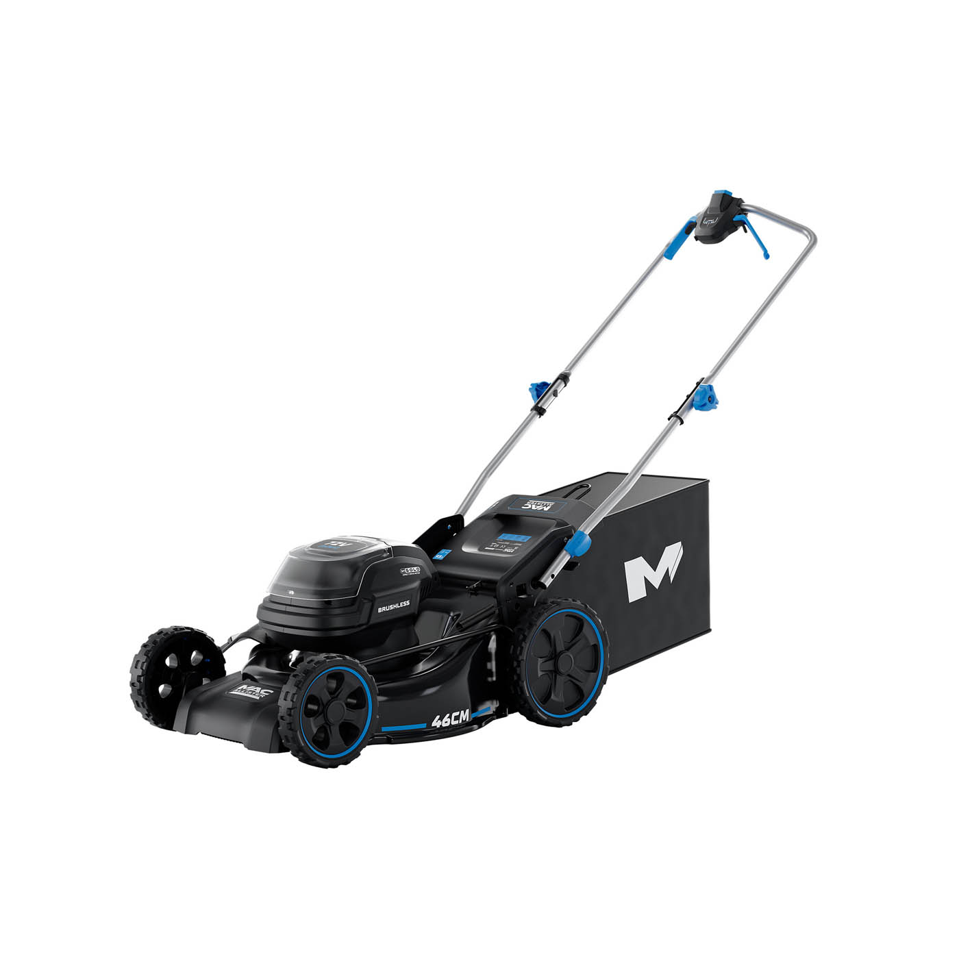 Mac Allister  Cordless Push Lawnmower 46cm MCV1195LWM 72V 2 x 4Ah - Image 1