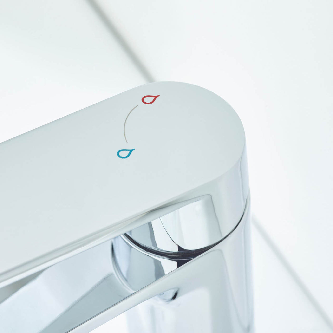 Bristan Bathroom Basin Tap Mono Mixer Chrome Single Lever Square Faucet - Image 6