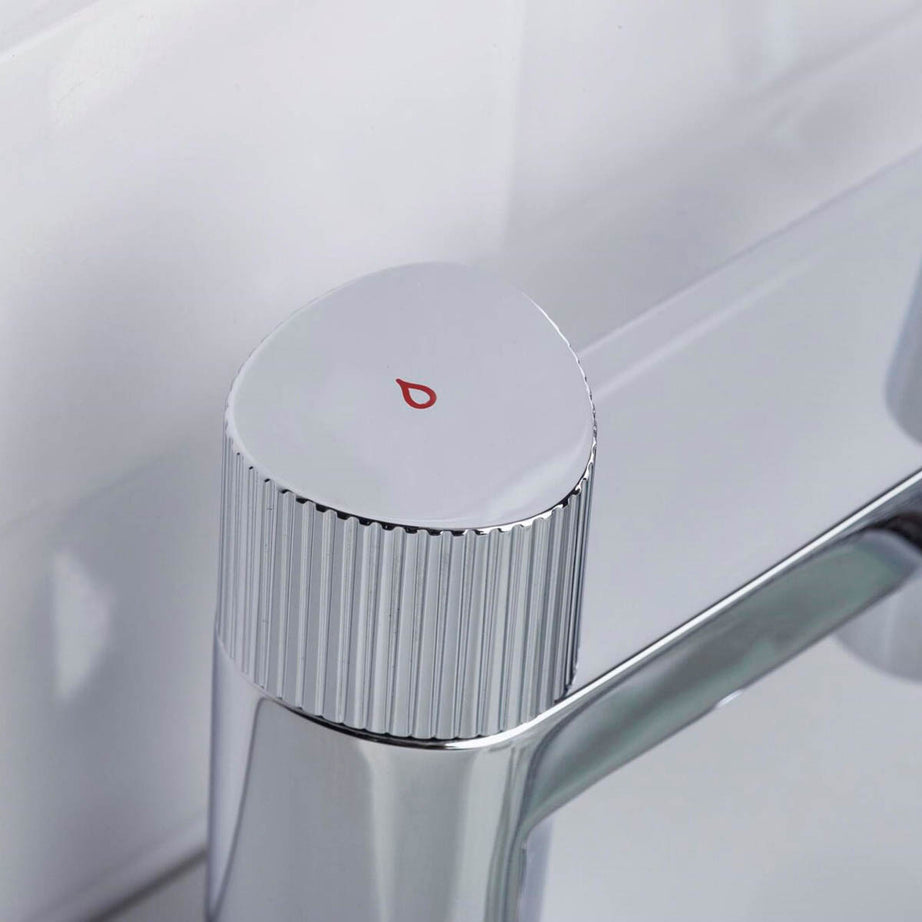 Bristan Bath Filler Tap Shower Mixer Chrome Round Head 3 Spray Pattern Bathroom - Image 9