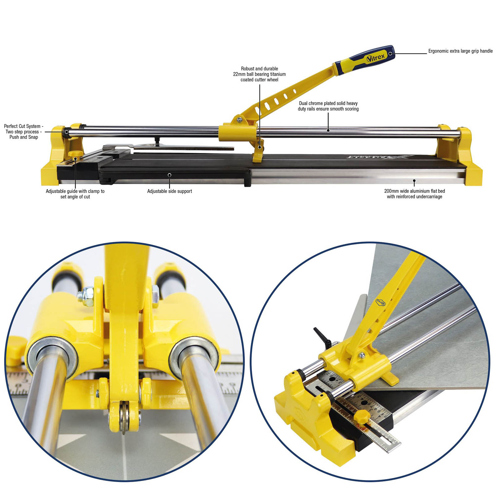 Vitrex Perfect Cut 900mm Manual Tungsten carbide Metal Tile cutter - Image 6