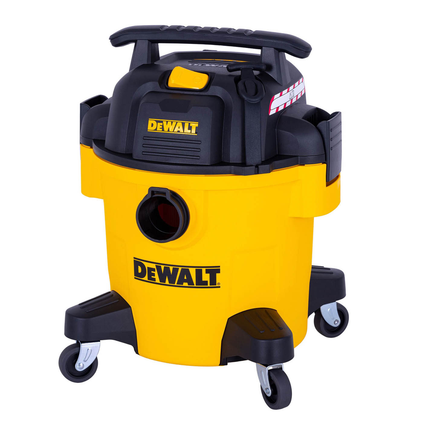 DeWalt Wet Dry Vacuum Industrial DXV20PF Yellow Compact Nozzles Swivel 20L - Image 1