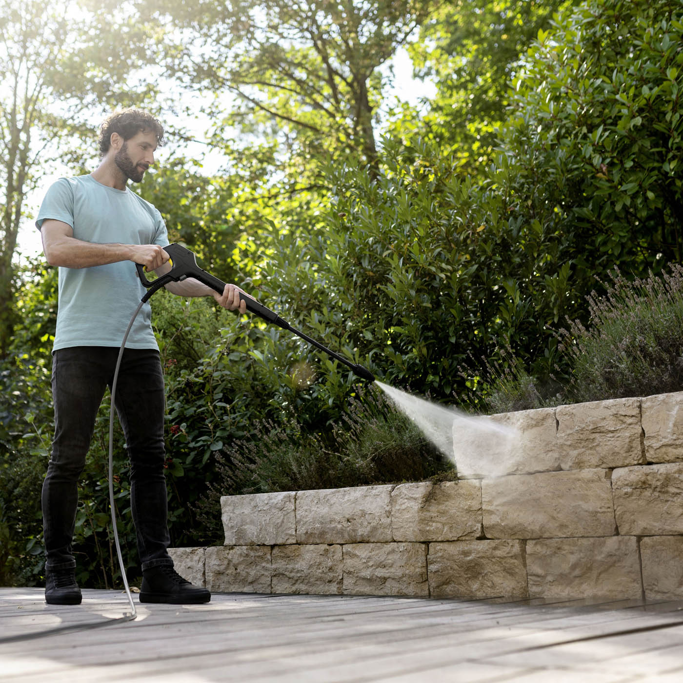 Karcher K4 WCM High Pressure Washer Jet Corded Wheeled Powerful 130bar 1.8kW - Image 8