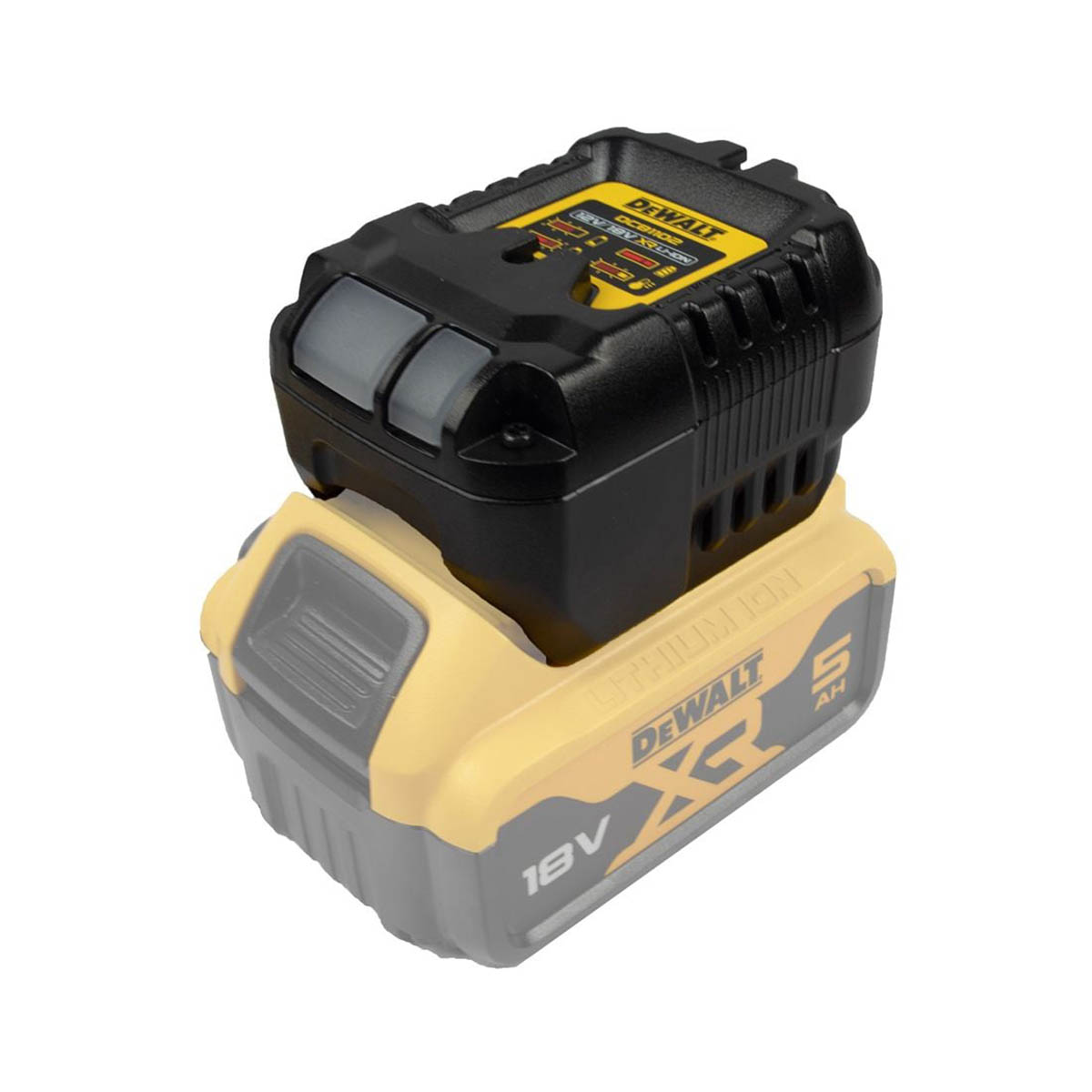 DeWalt Battery Charger DCB1102 For 12V/18V XR Li-Ion Compact Black Portable - Image 4