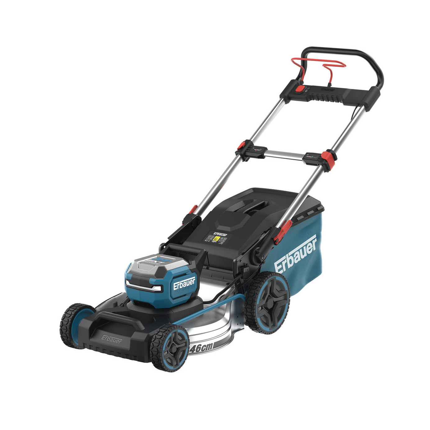 Erbauer Lawnmower Cordless 36V Li-Ion ERT1042GLM Garden 46cm Rotary Body Only - Image 1