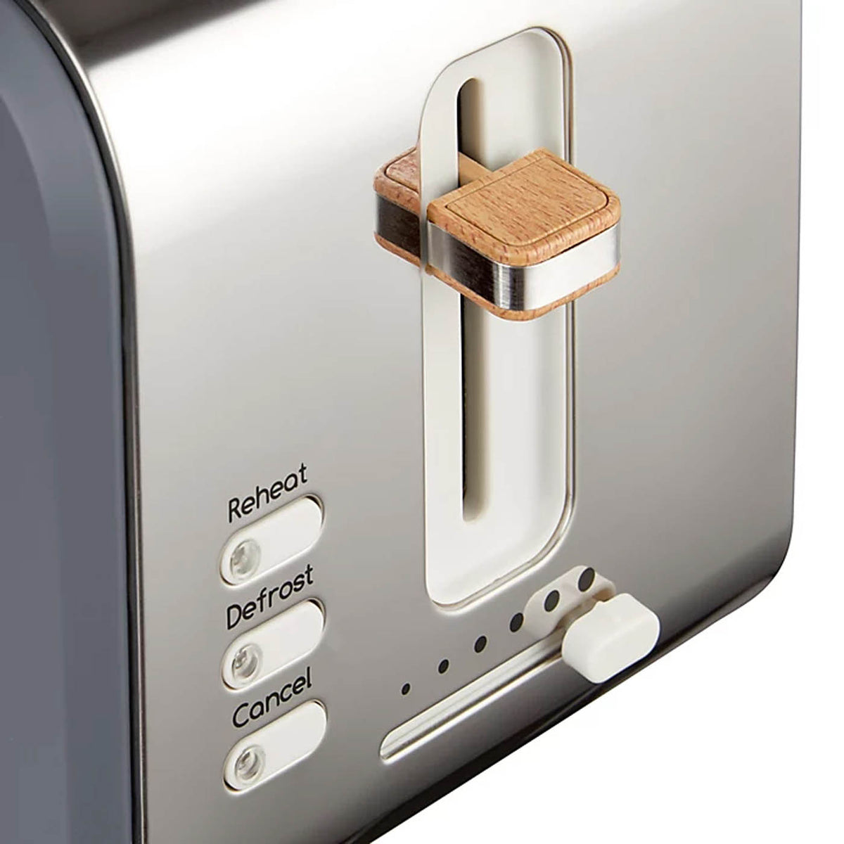 Swan 2 Slice Toaster Slate Grey 6 Shade Settings Removable Crumb Tray 900W - Image 2