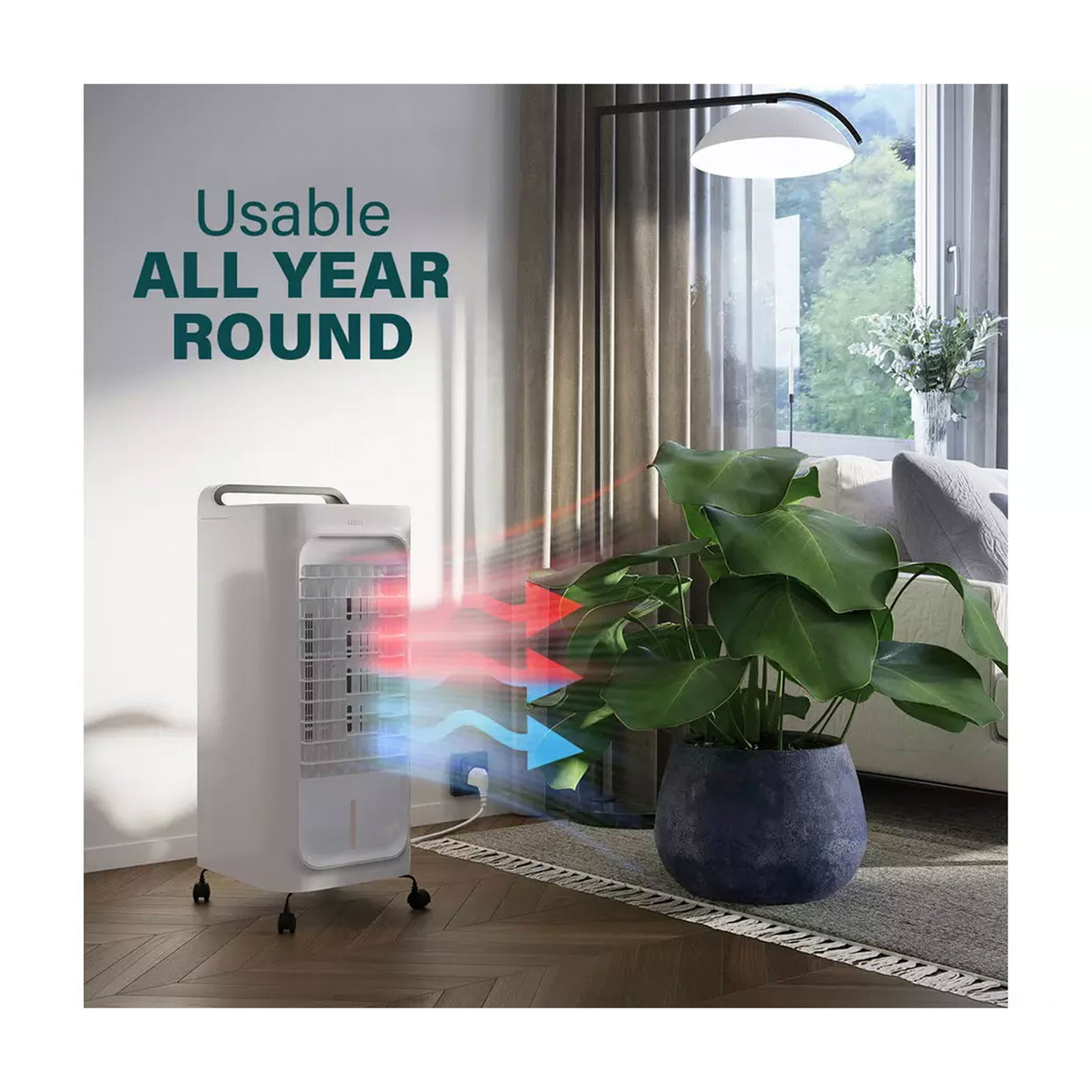 Princess Heater Air Cooler 3 in 1 Portable 5L Timer 3 Speed Unit 2000W - Image 4