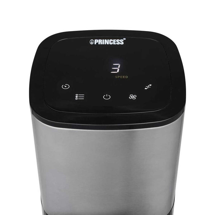 Princess Smart Tower Fan Black Portable Cooler Remote Modern 3 Speed Modern 50W - Image 2