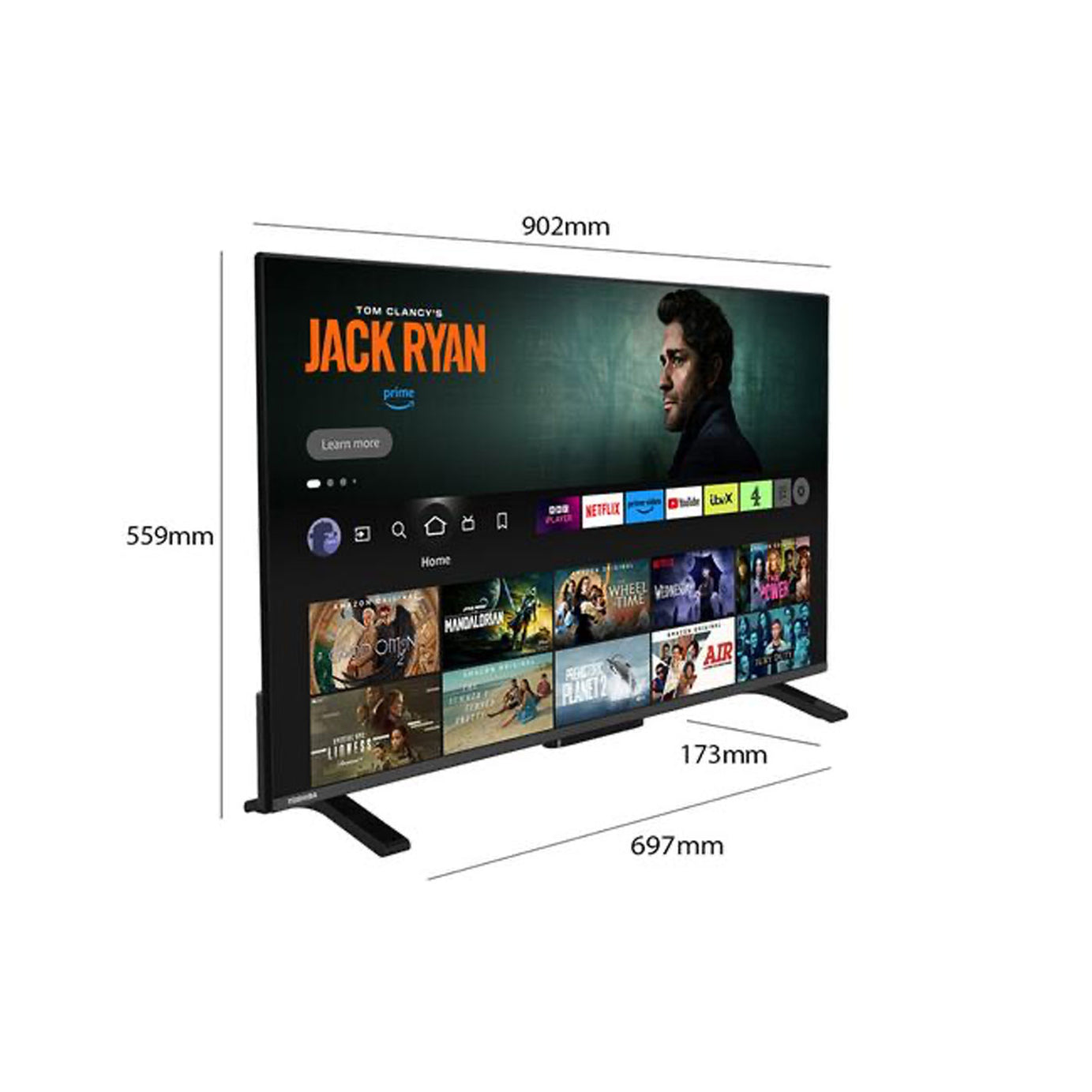 Toshiba Smart Fire TV 40 Inch LED Full HD 40LF2F53DB HDR10 Dolby Audio - Image 3