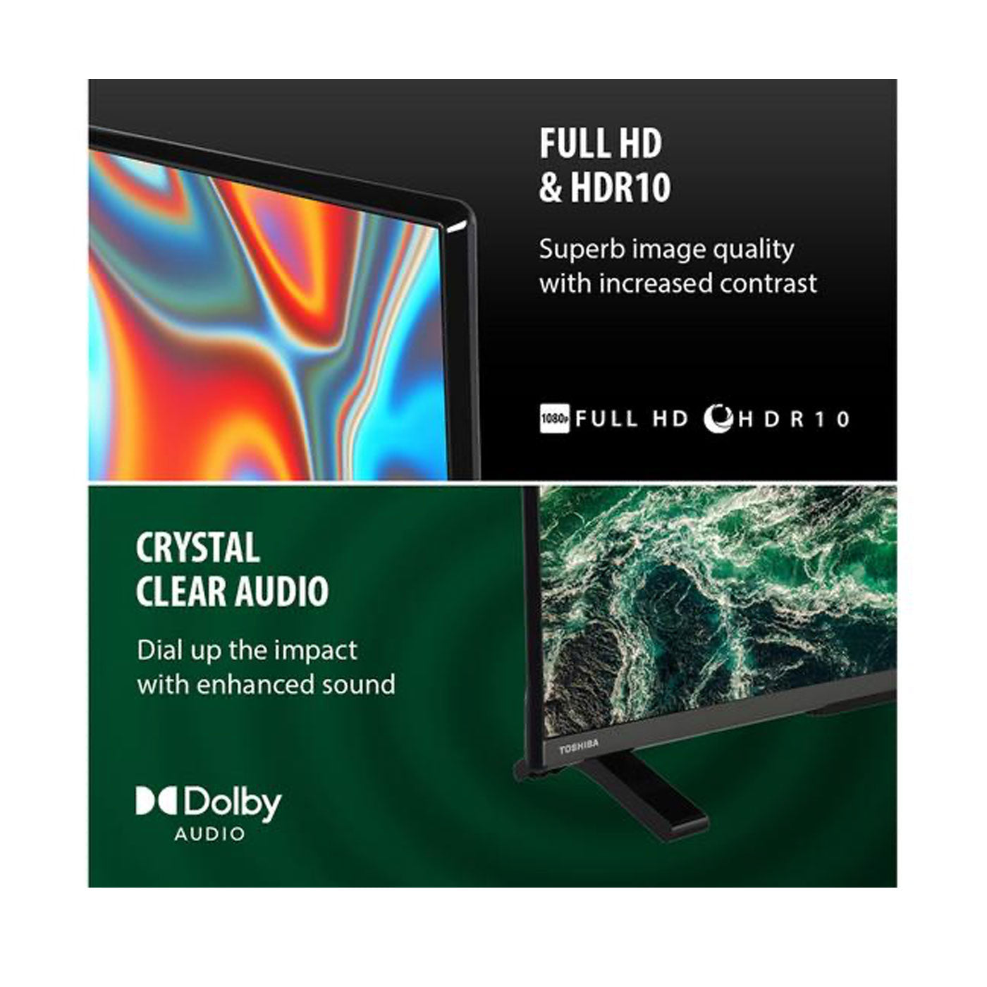 Toshiba Smart Fire TV 40 Inch LED Full HD 40LF2F53DB HDR10 Dolby Audio - Image 4