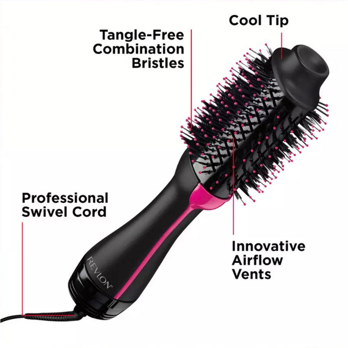 Revlon Hair Dryer Brush Volumiser Frizz-free Pro Collection 2 in 1 800W RVDR5222 - Image 3