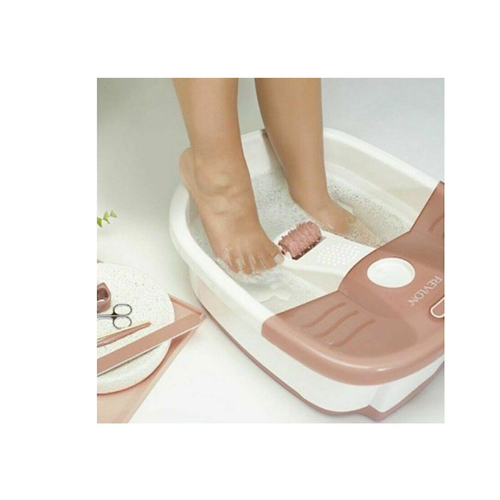 Revlon Foot Spa Pediprep Pedicure Set Relaxing Bubbling Massage 9 Accessories - Image 5