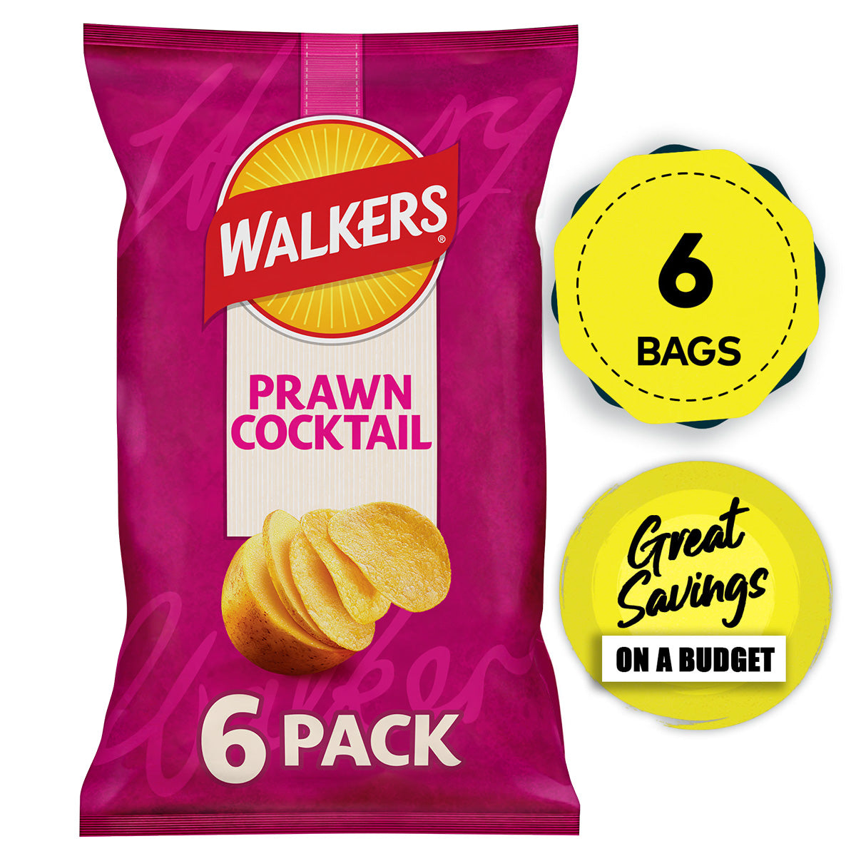 Walkers Crisps Salt Vinegar Quavers Cheese Prawn Cocktail Bundle 88 Bags - Image 4