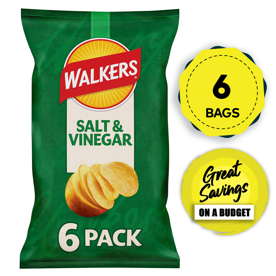 Walkers Crisps Salt Vinegar Quavers Cheese Prawn Cocktail Bundle 88 Bags - Image 5
