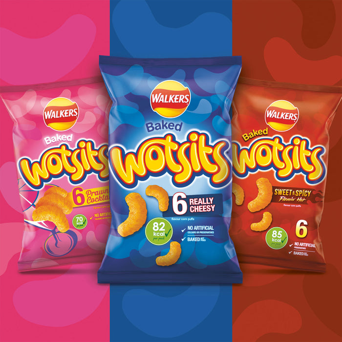 Walkers Crisps Wotsits Cheesy Snack Multipack Packs of 16 x 12 - Image 3