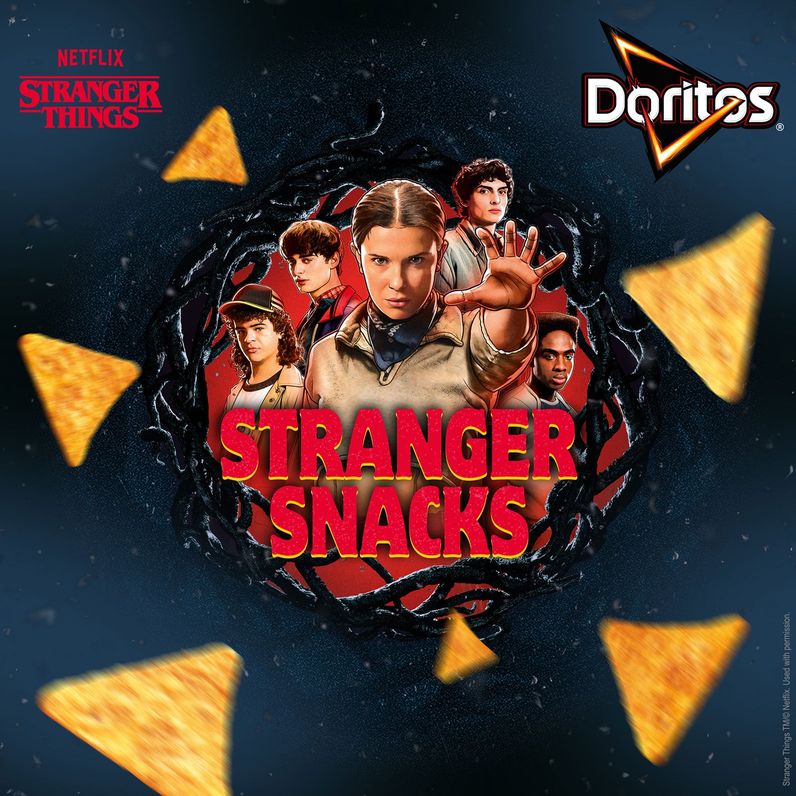 Doritos Garlic Dip Sauce Limited Edition Stranger Things Black 6 x 270g Bundle - Image 3