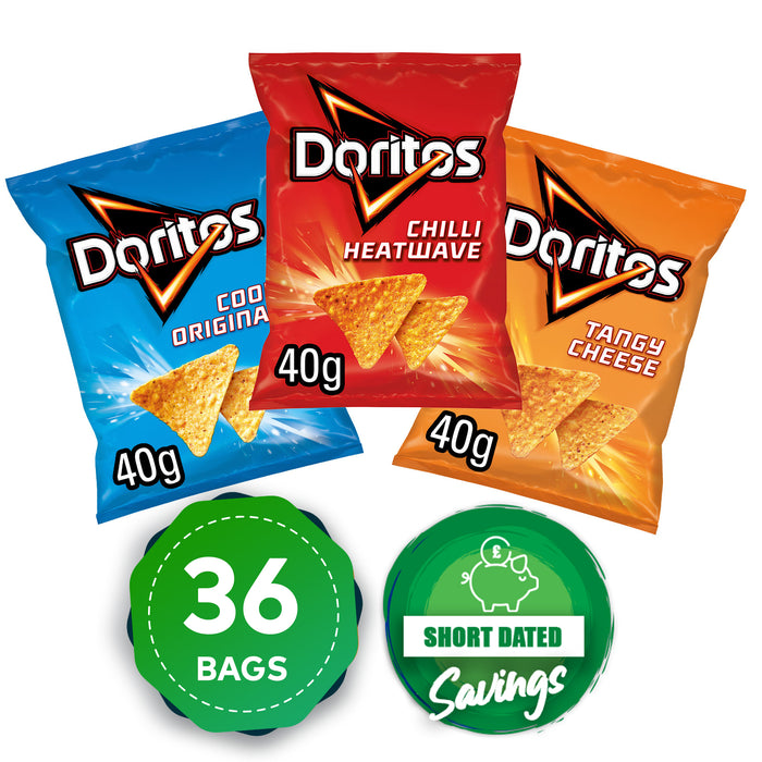 Doritos Tortilla Chips Tangy Cheese Chilli Heatwave Bundle 36 x 40g - Image 5